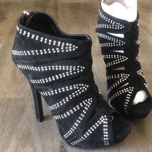 Brand new with box heel bootie sandals